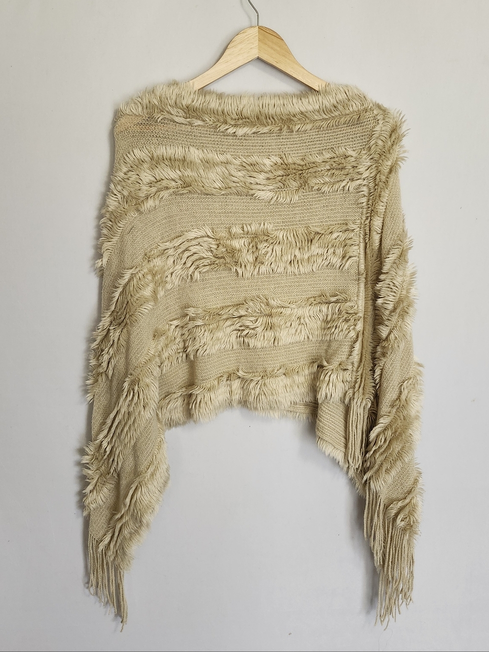 Tan Shrug Poncho One Size